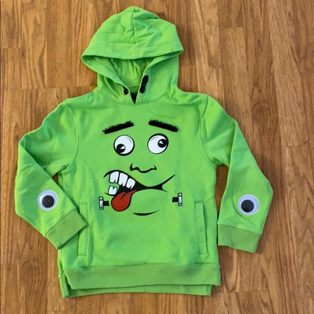 Cat & Jack Halloween Frankenstein hoodie small 6/7